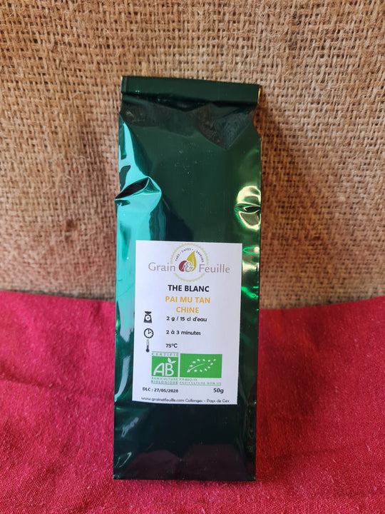 Thé blanc : PAI MU TAN de Chine (BIO)