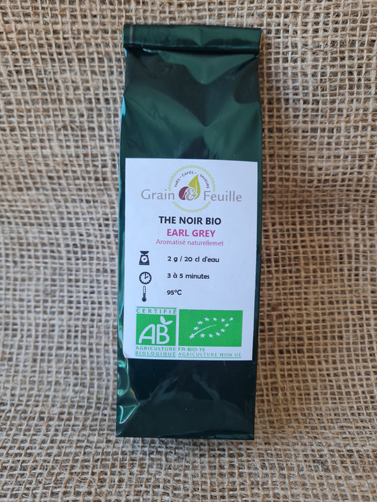 Thé noir biologique EARL GREY