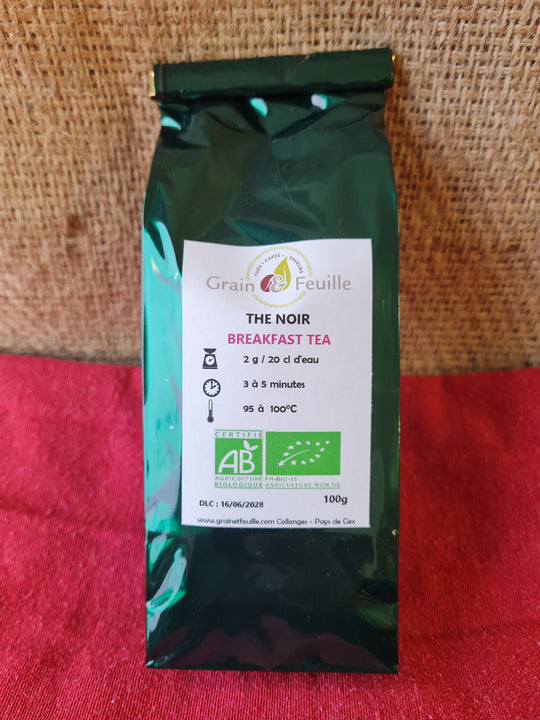 Thé noir : Mélange pour BREAKFAST BIO