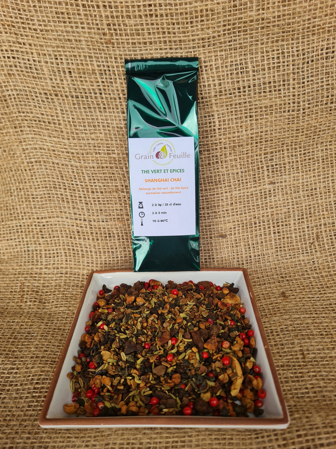 Thé vert et épices SHANGHAI CHAI