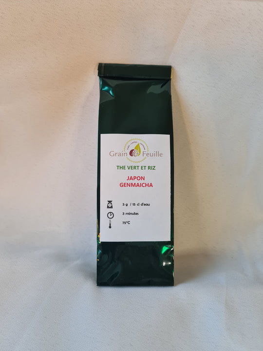 Thé vert et riz : GENMAICHA