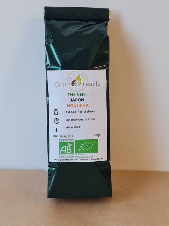 Thé vert : JAPON HOUJICHA- BIO